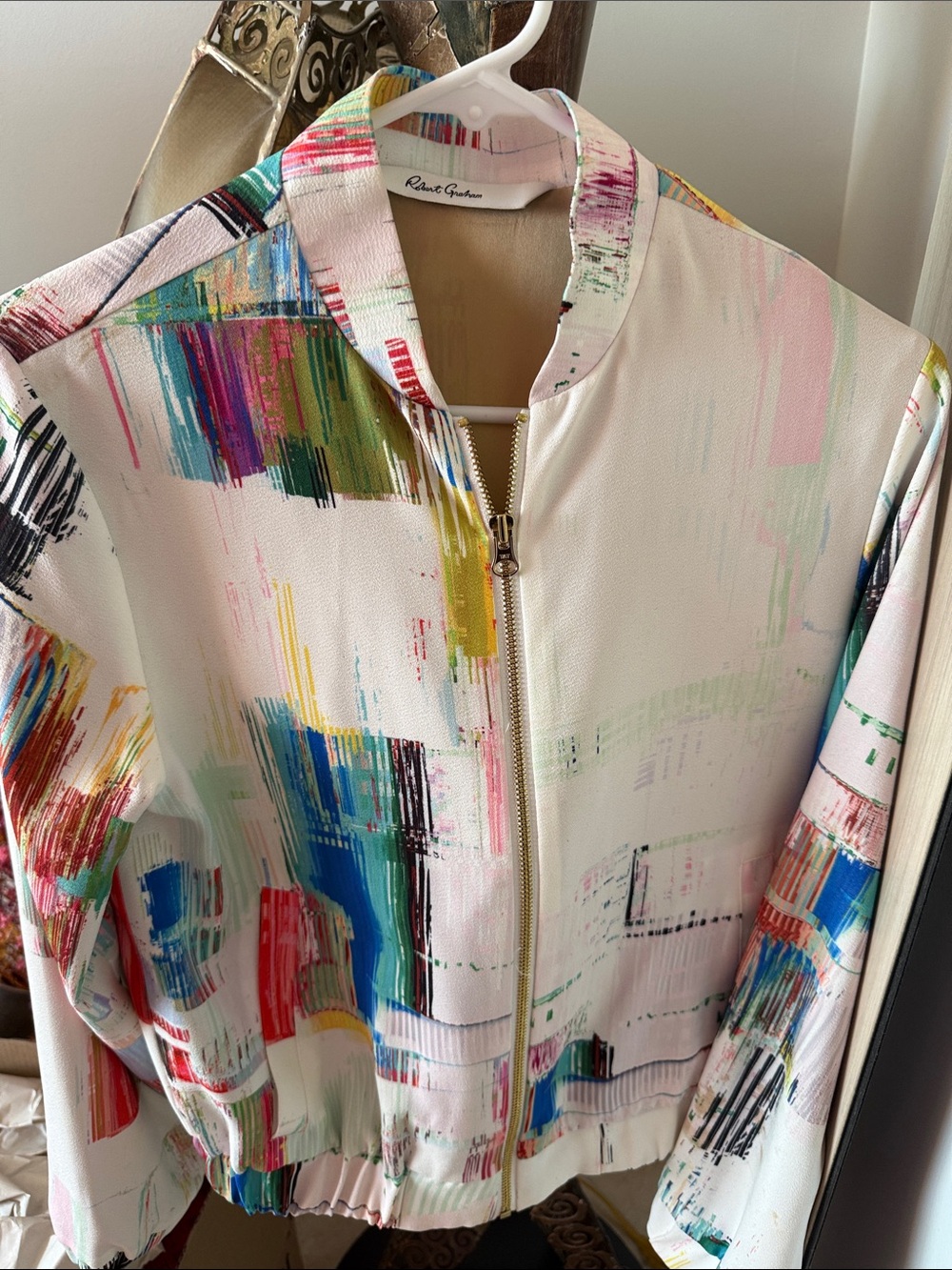 Robert Graham Women's Multicolor Printed Bomber Jacket
